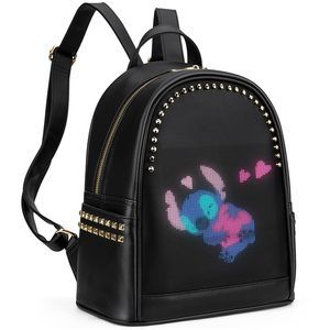 LED Backpack Purse for Women Designer Ladies, Work Business Travel Bags,🐣